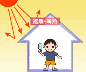 夏場も快適